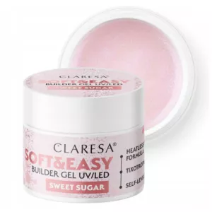 CLARESA Żel budujący do paznokci Soft&Easy SWEET SUGAR - 90g