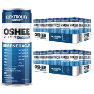 48x OSHEE Vitamin Recovery elektrolity mięta - cytryna 250 ml