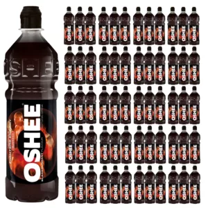 60x OSHEE Isotonic Drink czarna porzeczka 750 ml