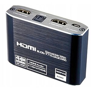 Ekstraktor HDMI 2.0 TOSLINK KONWERTER ATMOS 7.1