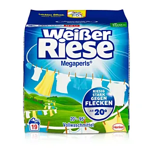 Weisser Riese UNIVERSAL MEGAPEARLS Proszek do prania 19 prań | 1.14 kg DE