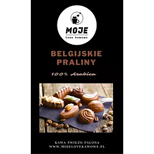 Kawa smakowa Belgijskie Praliny 1000g ziarnista
