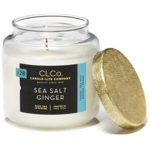 Candle-lite CLCo Candle Jar - 28 Sea Salt Ginger - luksusowa świeca zapachowa w szklanym słoju