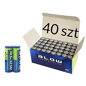 Bateria  BLOW SUPER ALKALINE AA LR6 40 Sztuk