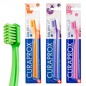 3x Szczoteczka manualna CURAPROX CS 5500 Kids Ultra Soft