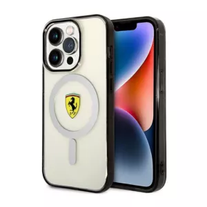 Ferrari Outline Magsafe - Etui iPhone 14 Pro Max (Przezroczysty)