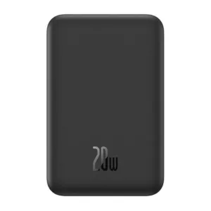 Magnetyczny mini powerbank Baseus 5000mAh 20W (czarny)