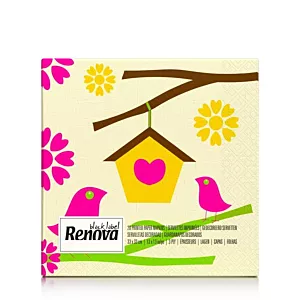 Serwetki papierowe Renova Bird House 20 szt