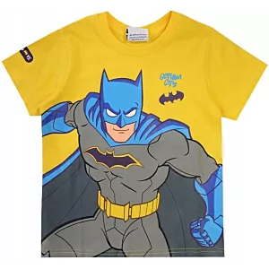 BATMAN BLUZKA T-SHIRT bawełna żółty 128 R806B