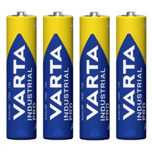 4x Bateria alkaliczna AAA R3 Varta industrial PRO