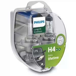 Żywotne żarówki H4 PHILIPS LongLife EcoVision