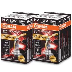 Super mocne żarówki H7 OSRAM Night Breaker +200%