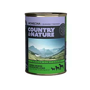 Country & Nature - Jagnięcina z Burakiem i Tymiankiem - 400g