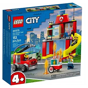 60375 - LEGO City - Remiza strażacka i wóz strażacki