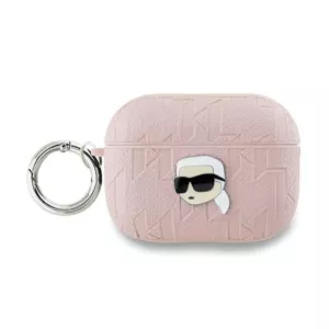 Karl Lagerfeld Monogram Karl Head - Etui AirPods Pro 2 (różowy)