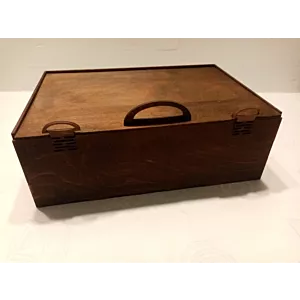 Skrzynka - pudełko ze sklejki XL (29,5x20,5x10 cm)