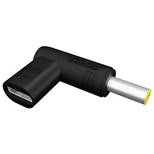 Adapter USB gniazdo USB-C-wtyk DC3,0/5,5 1 Sztuka