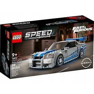 76917 - LEGO Speed Champions - Nissan Skyline GT-R (R34) z filmu „Za szybcy, za wściekli”