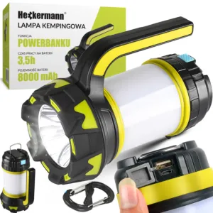 Latarka akumulatorowa LED Heckermann® HC-261 z powerbankiem