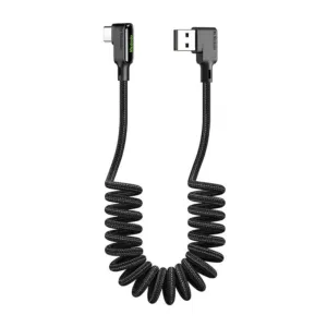 Kabel USB do USB-C, Mcdodo CA-7310, kątowy, 1.8m (czarny)