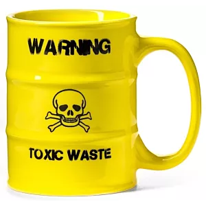 Żółty Kubek TOXIC WASTE - Toksyczne Odpady