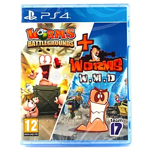 Zestaw Worms Battlegrounds+Worms W.M.D PL/ENG (PS4)