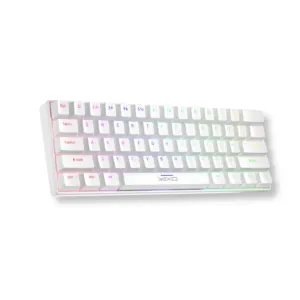 YAXO Klawiatura mechaniczna 61 klawiszy NUXLAK Alpine White