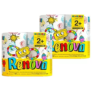 2x Papier toaletowy Renova Kids 4R