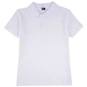 POLO POLÓWKA KOSZULKA T-SHIRT BIEL 128 J134A