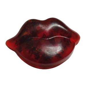 Duże mydło glicerynowe usta 100% naturalne BIO na prezent podziękowania róża efekt liftingu