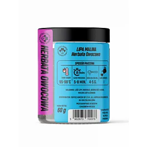 HERBATA OWOCOWA LIPA-MALINA 60 G