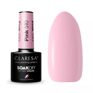 CLARESA Lakier hybrydowy PINK 510 - 5g