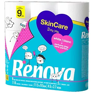 Papier toaletowy Renova Skin Care White 9R