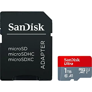 KARTA SANDISK ULTRA ANDROID microSDXC 1 TB 150MB/s A1 Cl.10 UHS-I + ADAPTER