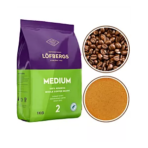 Kawa ziarnista Lofbergs Medium Roast 1kg Arabica 100%