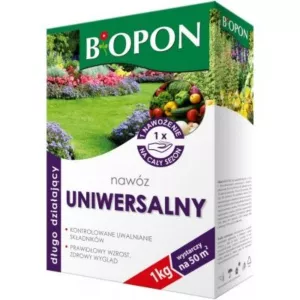 BIOPON,,NAWÓZ DŁUGODZIAŁAJĄCY UNIWERSALNY 1kg GRANULAT - PROMOCJA