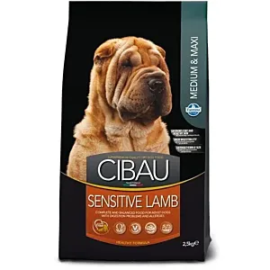 FARMINA Cibau Sensitive Lamb Medium & Maxi - sucha karma dla psa - 14kg