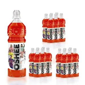 18x OSHEE Isotonic Drink czerwona pomarańcza 750 ml
