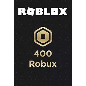 Roblox Doładowanie 400 Robux KLUCZ CD KEY VOUCHER KARTA PODARUNKOWA 24/7