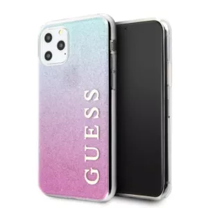 Guess Glitter Gradient - Etui iPhone 11 Pro Max (Pink/Blue)