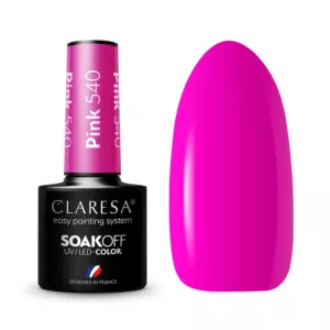 CLARESA Lakier hybrydowy PINK 540 - 5g