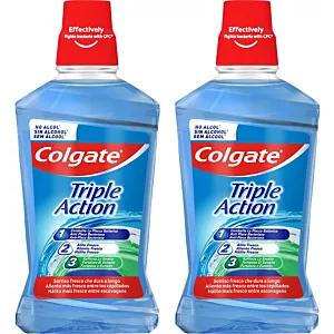 2x Płyn do płukania COLGATE Triple Action 0% alc 500 ml