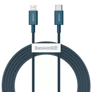 Baseus kabel Superior PD USB-C - Lightning 2,0m niebieski 20W