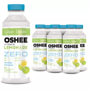 6x OSHEE ZERO Vitamin Lemonade cytryna limonka 555 ml