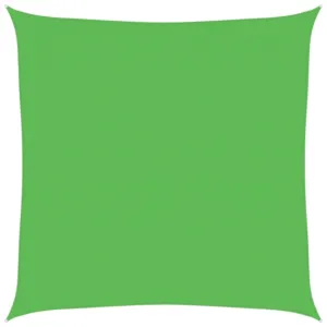 Żagiel przeciwsłoneczny, 160 g/m², jasnozielony, 6x6 m, HDPE