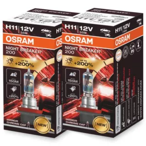 Super mocne żarówki H11 OSRAM Night Breaker +200%