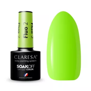 CLARESA Lakier hybrydowy FLUO 2 - 5g