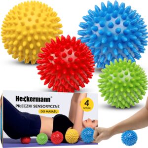 Piłki do masażu Heckermann 4szt