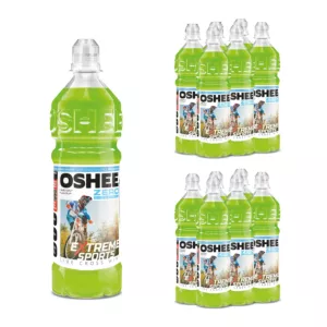 12x OSHEE Sports Drink ZERO limonka - mięta 750 ml