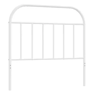 Metalowe wezgłowie, białe, 100 cm